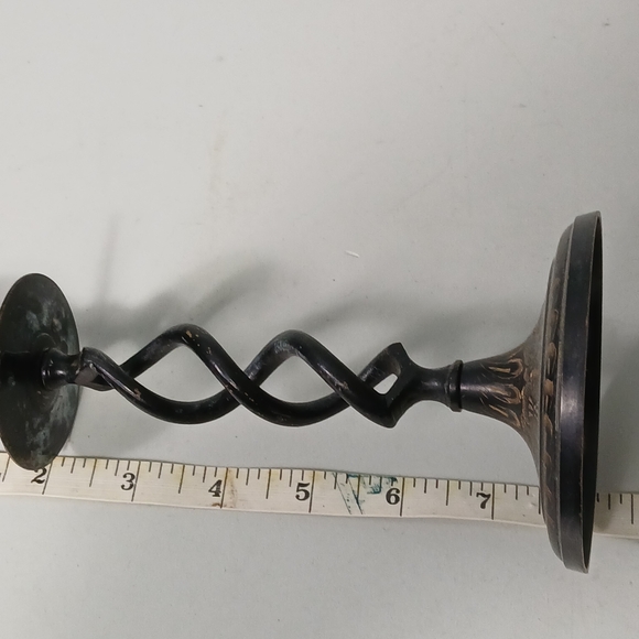 Elegant Etched Spiral Candle Holders - Picture 5 of 5